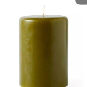 Serena & Lily Olive Green Pillar Candle